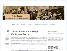 Tablet Screenshot of earlyamericanists.com
